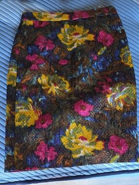 NWT J Crew 00 Skirt Floral Collection
